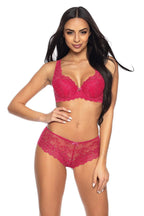 Women Demi Lace Underwire Padded Bra