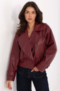 Women's Cropped Coat - With Lining Chic, Elegant, Casual