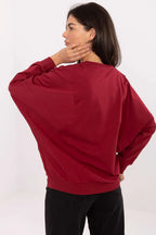 Women's Sweatshirt - Crew-Neck With Regular Fit