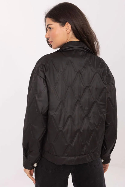 Women's Quilted Jacket - Lightweight Elegant - Brown