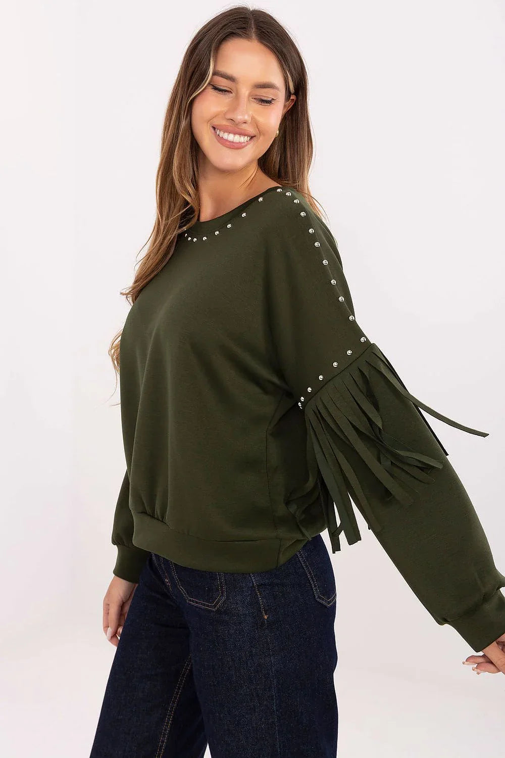 Women's Sweatshirt - Crew-Neck With Regular Fit