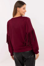 Women's Sweatshirt - Crew-Neck With Regular Fit