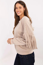 Women's Sweatshirt - Crew-Neck With Regular Fit