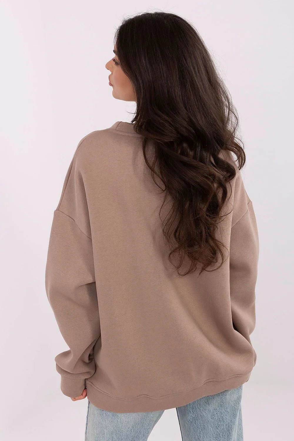 Women's Sweatshirt - Crew-neck With Regular Fit