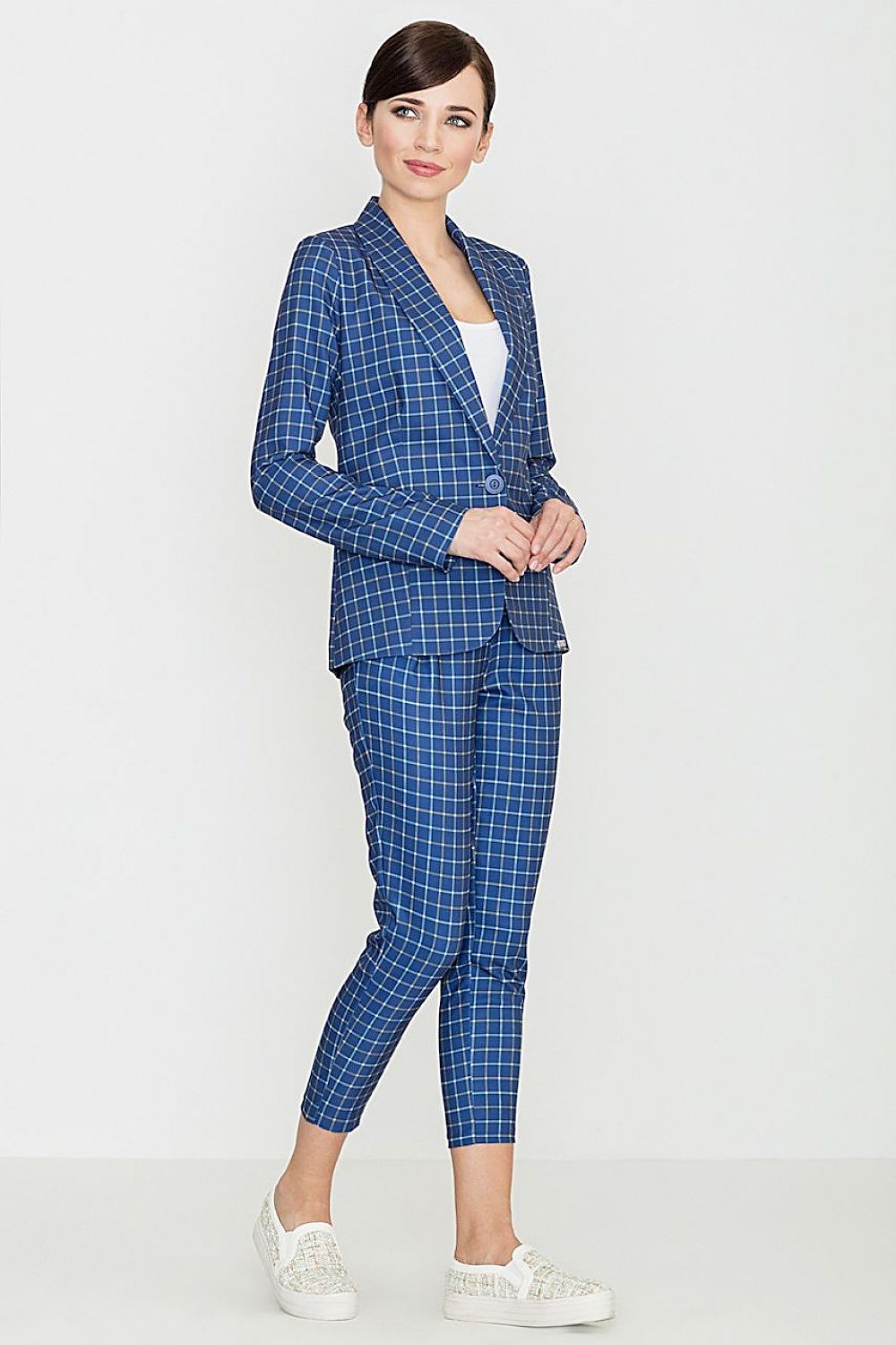 Professional Women Trousers – High-Rise Slim Fit