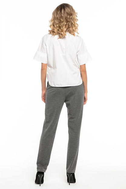 Elegant Women Trousers – Mid Rise Stretchable