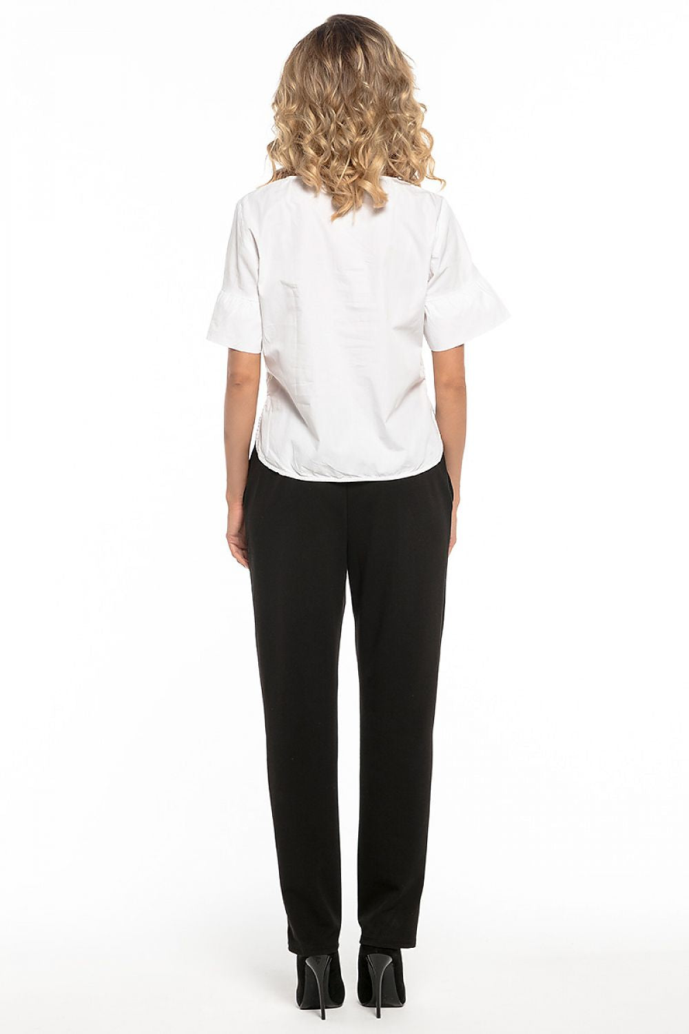 Elegant Women Trousers – Mid Rise Elastic