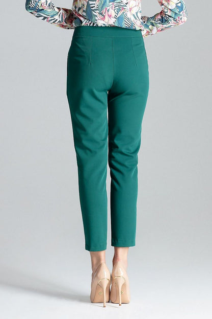 Professional Women Cropped Pants – Mid Rise Slim Fit