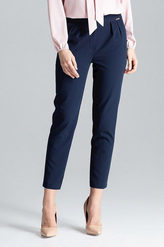 Professional Women Trousers – Mid Rise Pleated Front