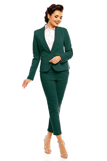 Elegant Women Cropped Pants – High-Rise Slim Fit