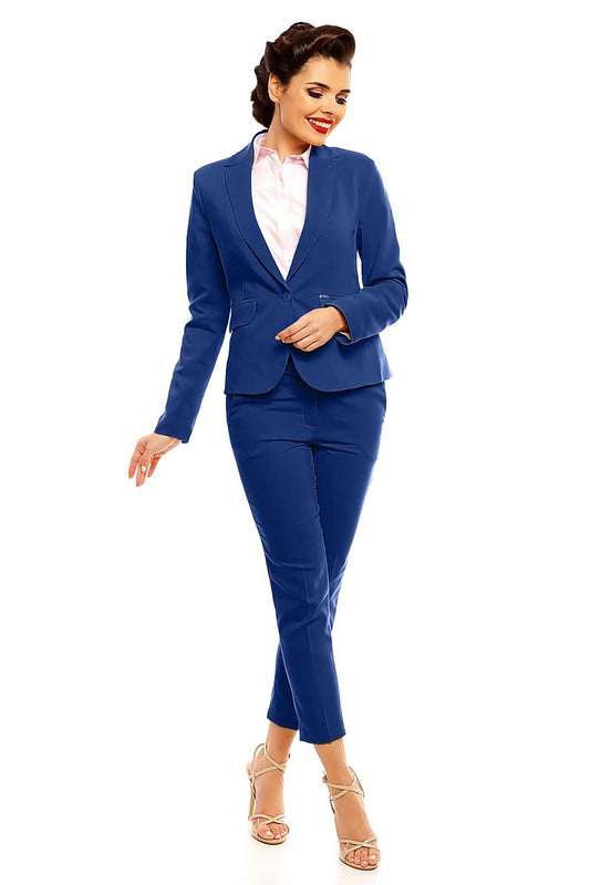 Elegant Women Cropped Pants – High-Waist Slim Fit
