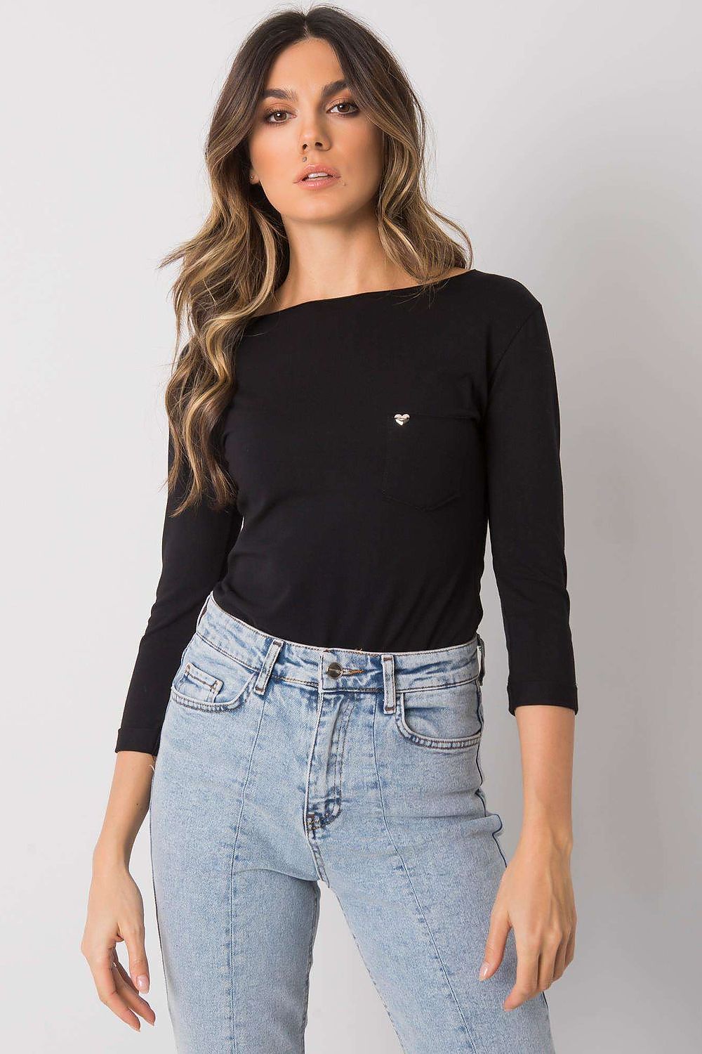 Women's Casual Blouse - Solid Waist Length