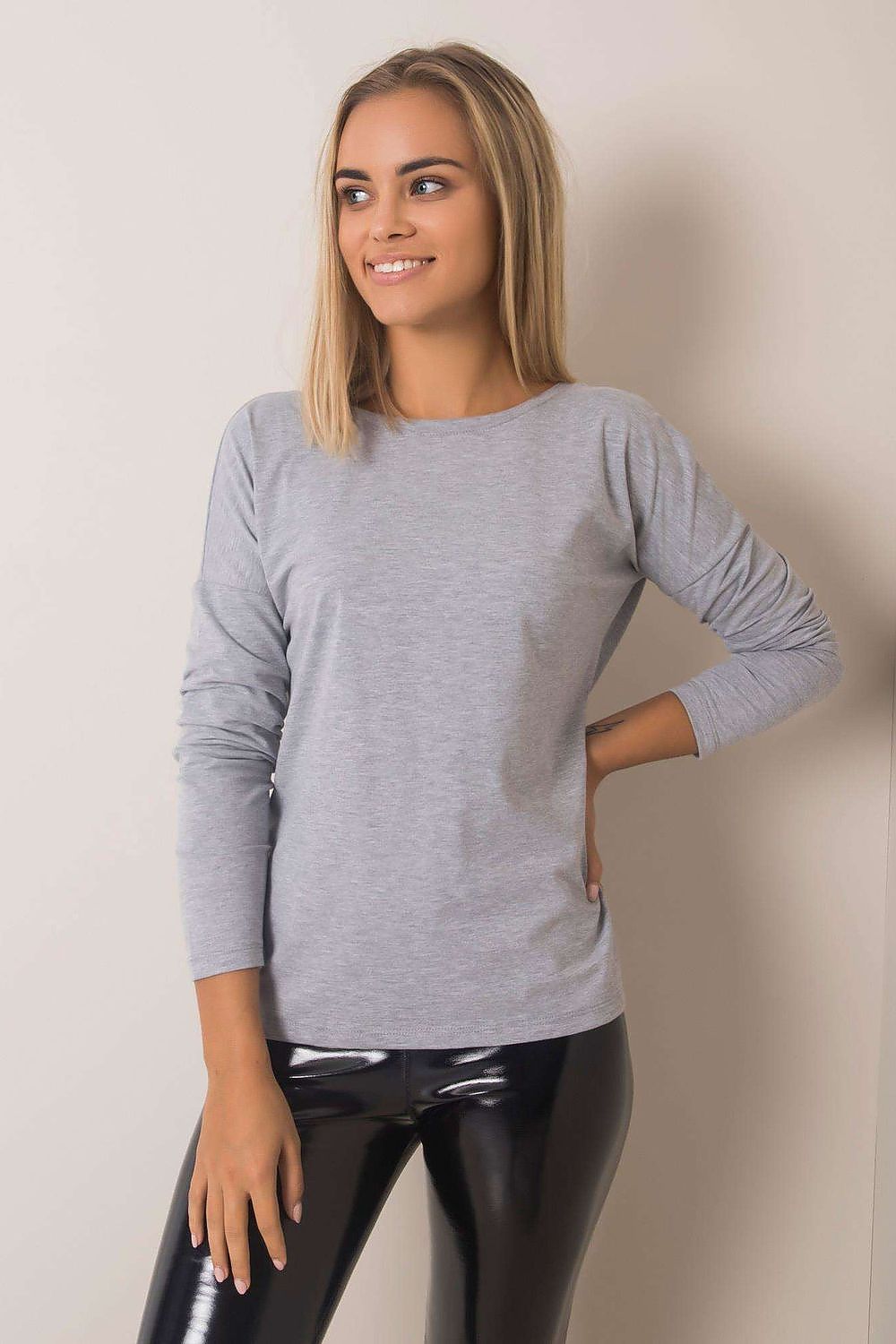 Women's Casual Blouse - Solid Hip Length
