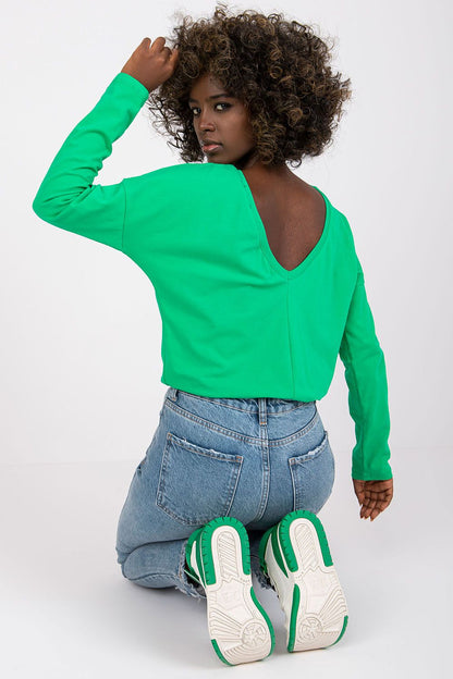 Women's Casual Blouse - Solid Hip Length