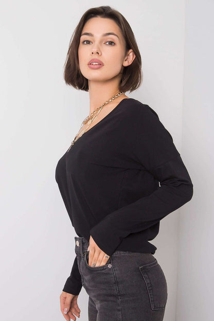 Women's Casual Blouse - Solid Hip Length