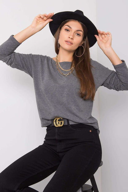 Women's Casual Blouse - Solid Hip Length