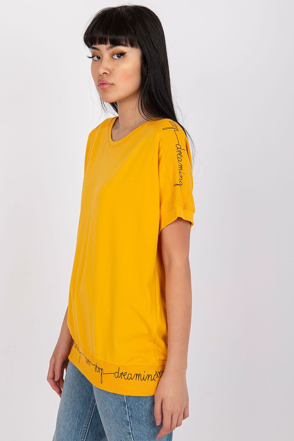 Women's Casual Blouse - Logo Hip Length