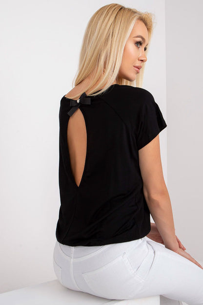 Women's Casual Blouse - Solid Waist Length