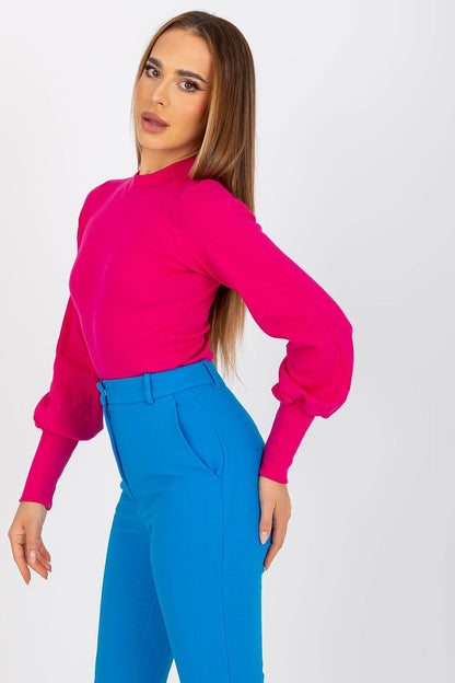 Women's Long Sleeve Blouse - Solid Waist Length