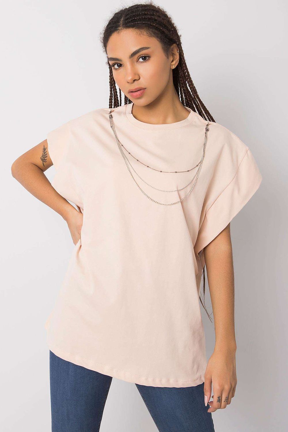 Women's Cotton Blouse - Solid Hip Length