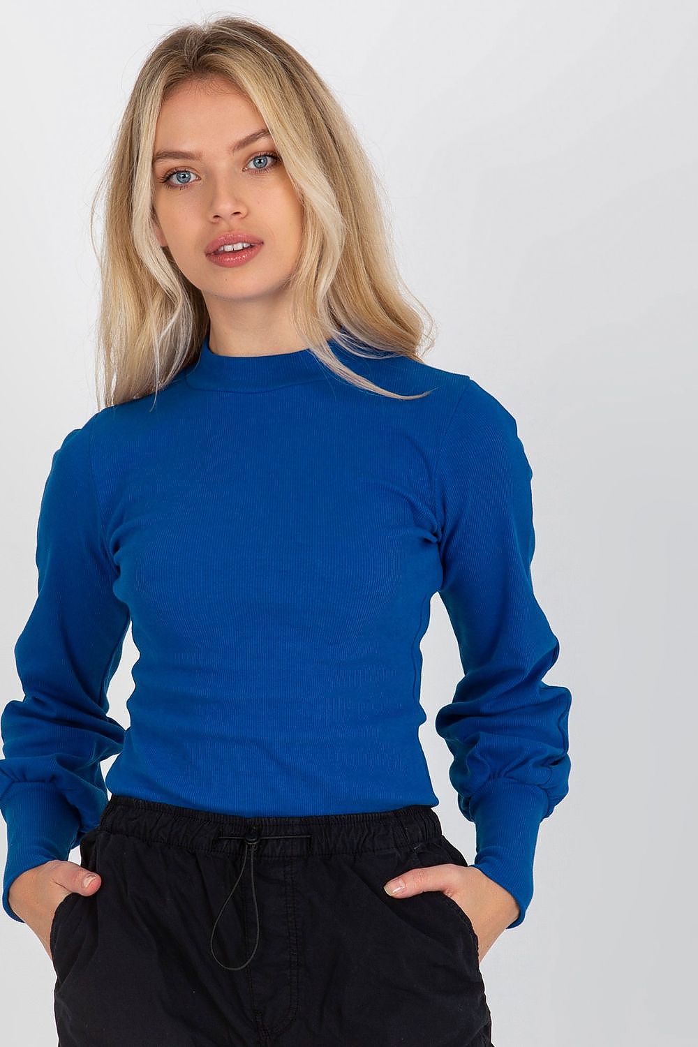 Women's Long Sleeve Blouse - Solid Waist Length