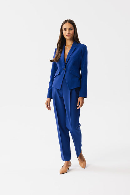 Elegant Women Trousers – High-Waist Tapered Fit