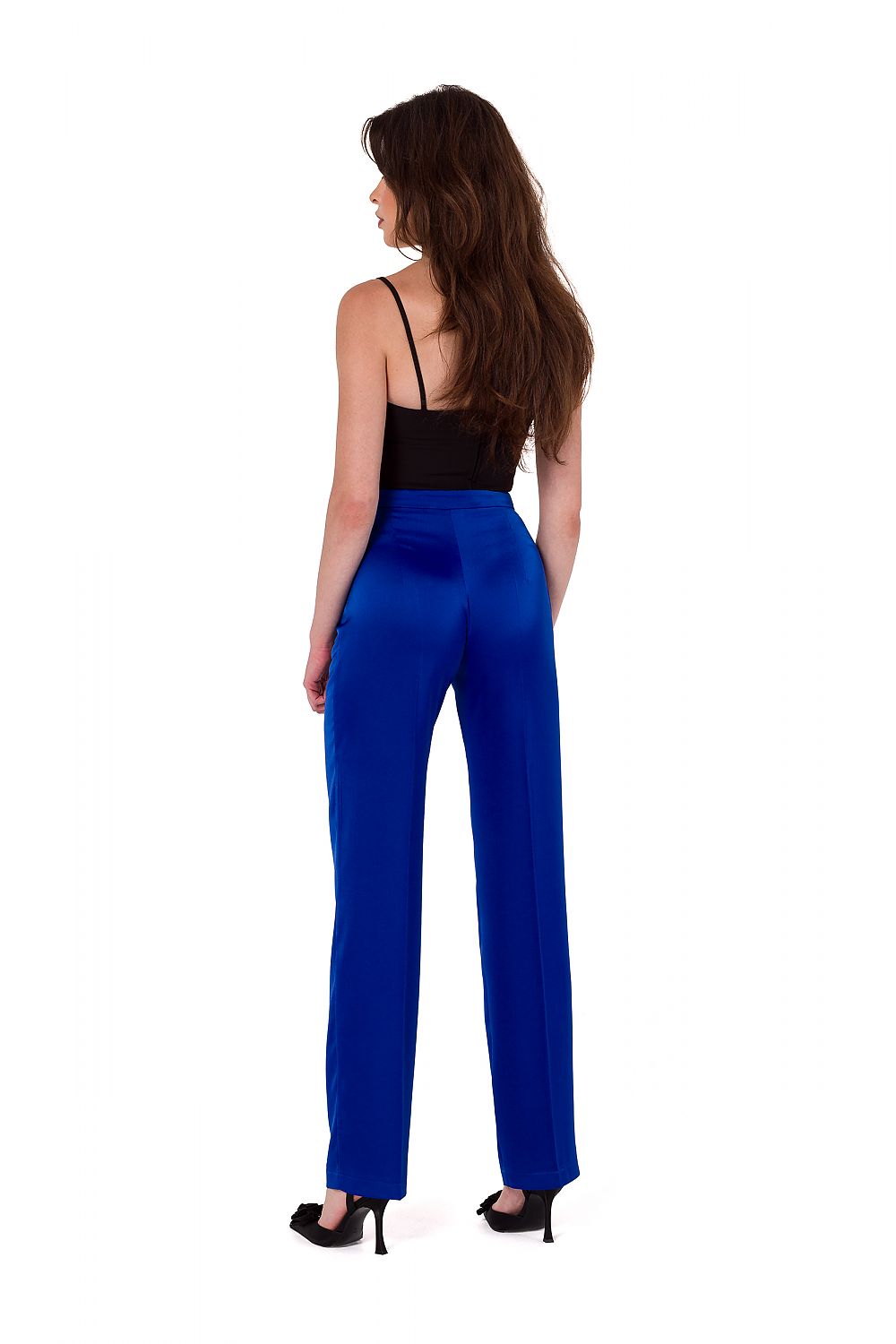 Elegant Women Formal Pants – High-Rise Flat-Front