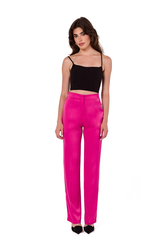 Elegant Women Formal Pants – High-Waist Stretchable Comfort