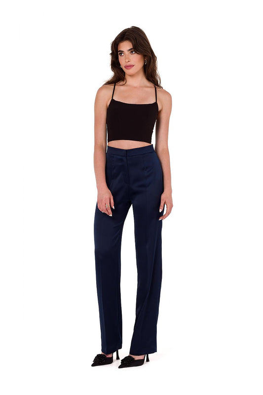 Elegant Women Formal Pants – Mid Zipper Closure