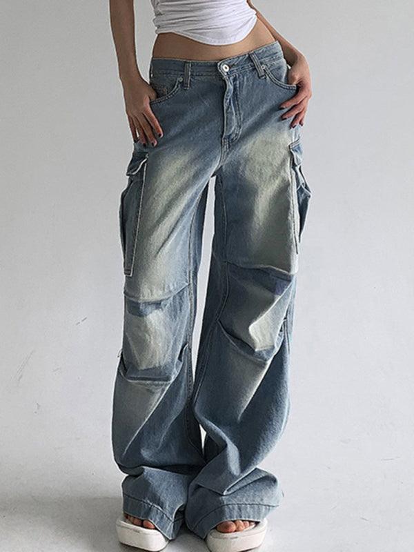 Distressed Street Style Women Jeans - Distressed Jeans - Guocali