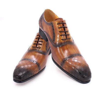 Dress Shoes - Fitch Leather Lace-Up Men Shoes - Dress Shoes - Guocali