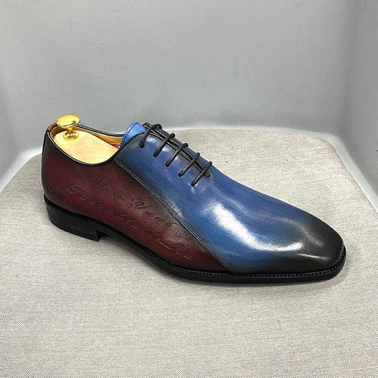 Dress Shoes - Lennon Color Block Men Shoes -Guocali
