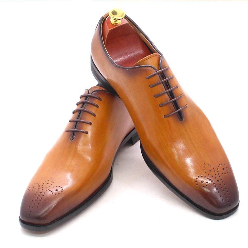 Dress Shoes - Men Shoes - Formal Oxford Shoes - Dress Shoes - Guocali