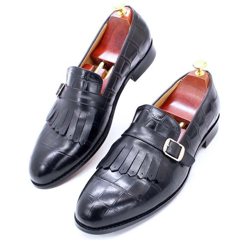 Dress Shoes - Quentin Fringe Men Shoes - Dress Shoes - Guocali