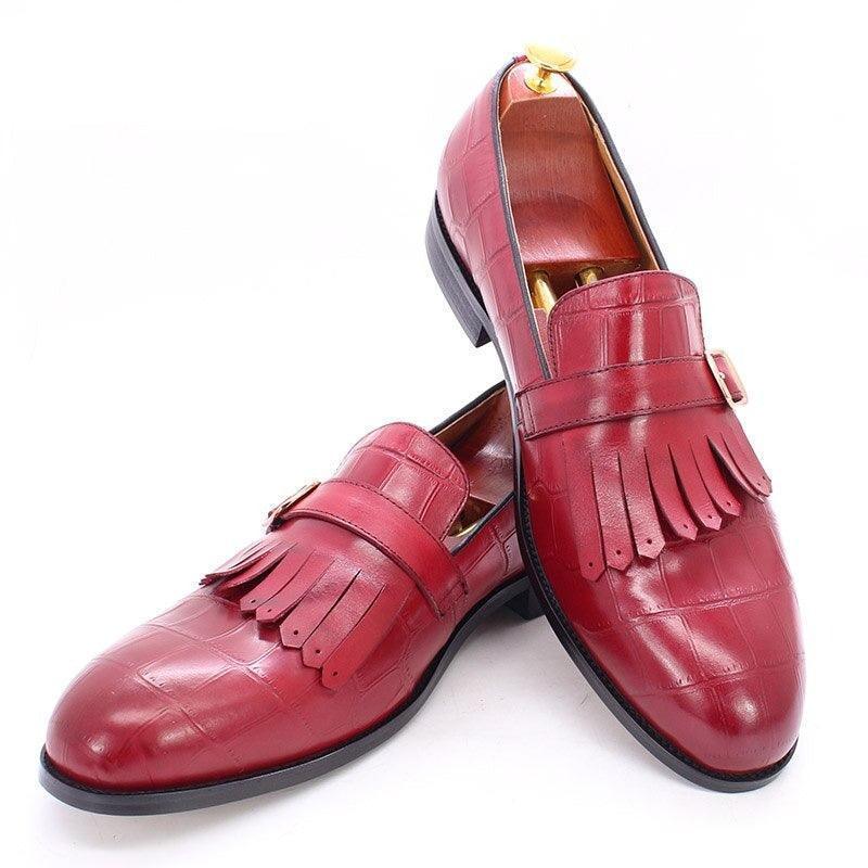 Dress Shoes - Quentin Fringe Men Shoes - Dress Shoes - Guocali