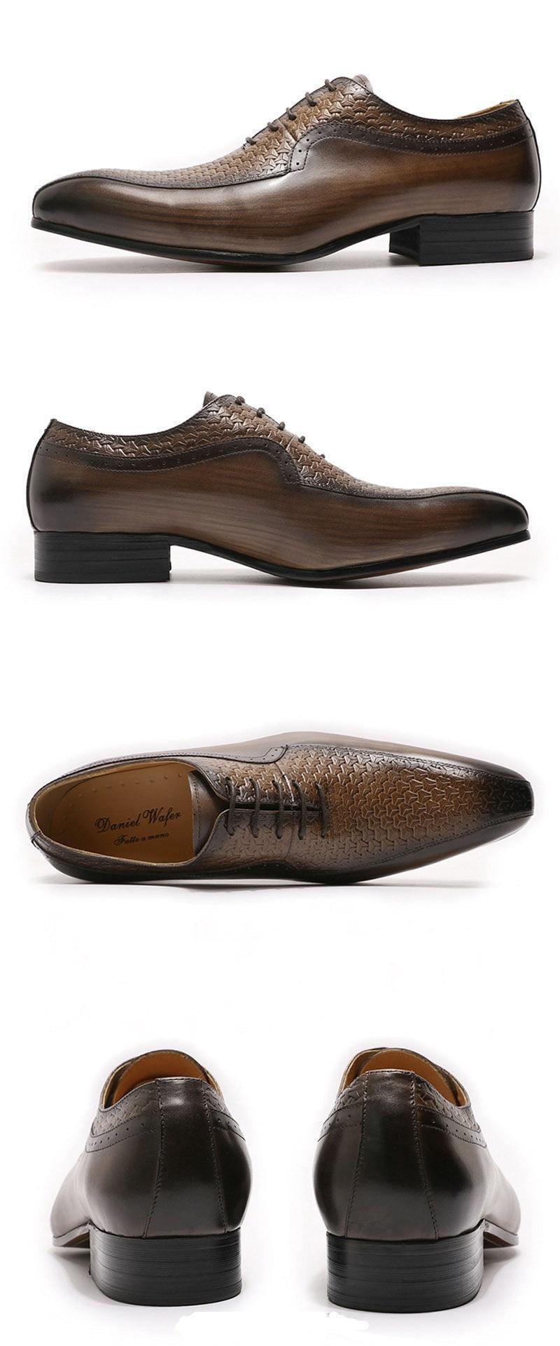 Dress Shoes - Tyro Pointed-Toe Men Shoes - Dress Shoes - Guocali