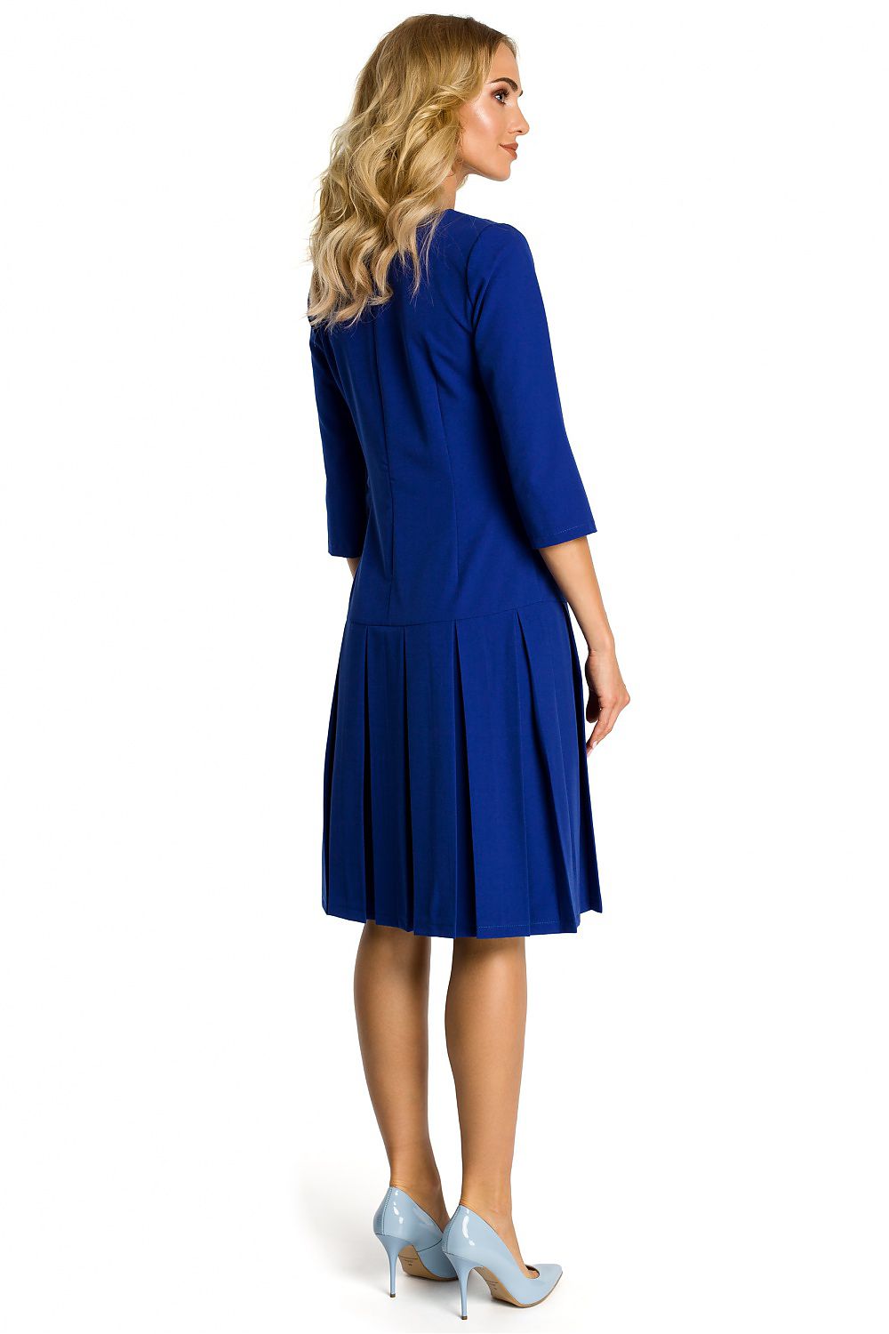 Drop Waist Casual Day Dress Relaxed Style-Day Dress-GUOCALI