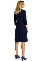 Drop Waist Casual Day Dress Relaxed Style-Day Dress-GUOCALI