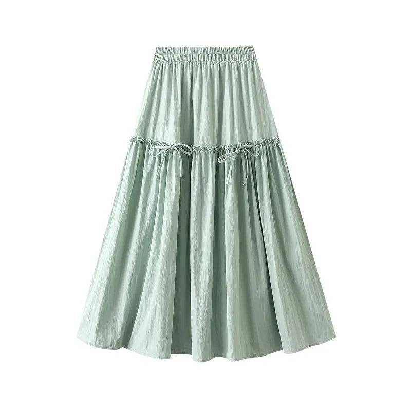 Elegant Bow A-Line Skirt - A-Line Skirt - Guocali