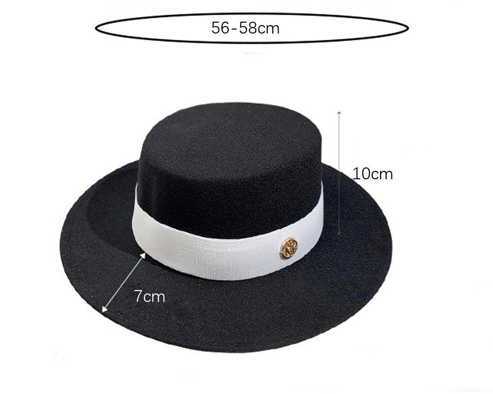 Elegant Fedora Hats for Women - Flat Top - Fedora Hat - Guocali