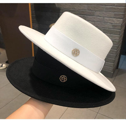 Elegant Fedora Hats for Women - Flat Top - Fedora Hat - Guocali