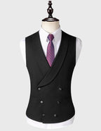 Elegant Men’s Tuxedo Suit - Solid Single-Breasted