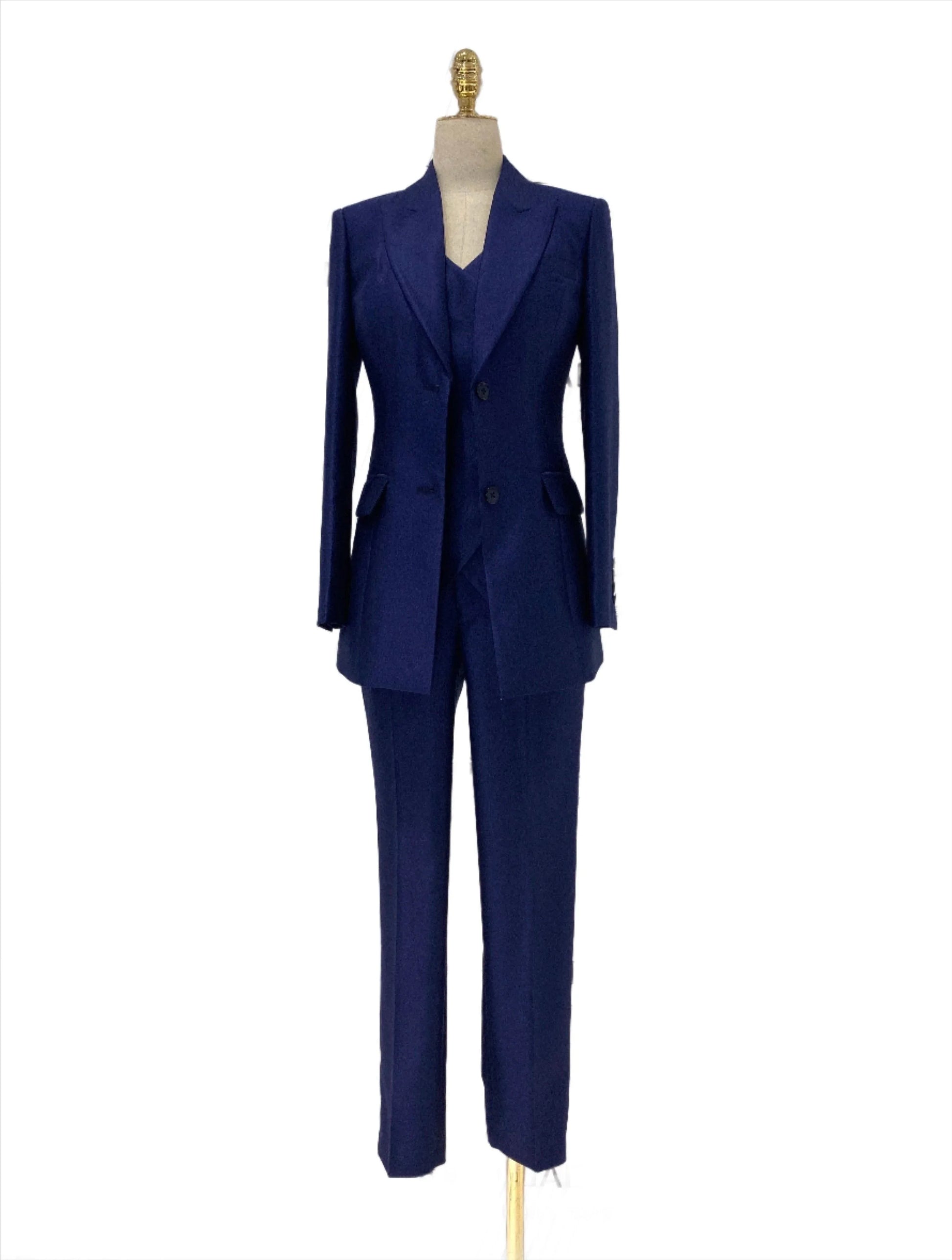 Elegant Three Piece Women Pant Suit - Slim Fit Formal Trouser Suit -Guocali