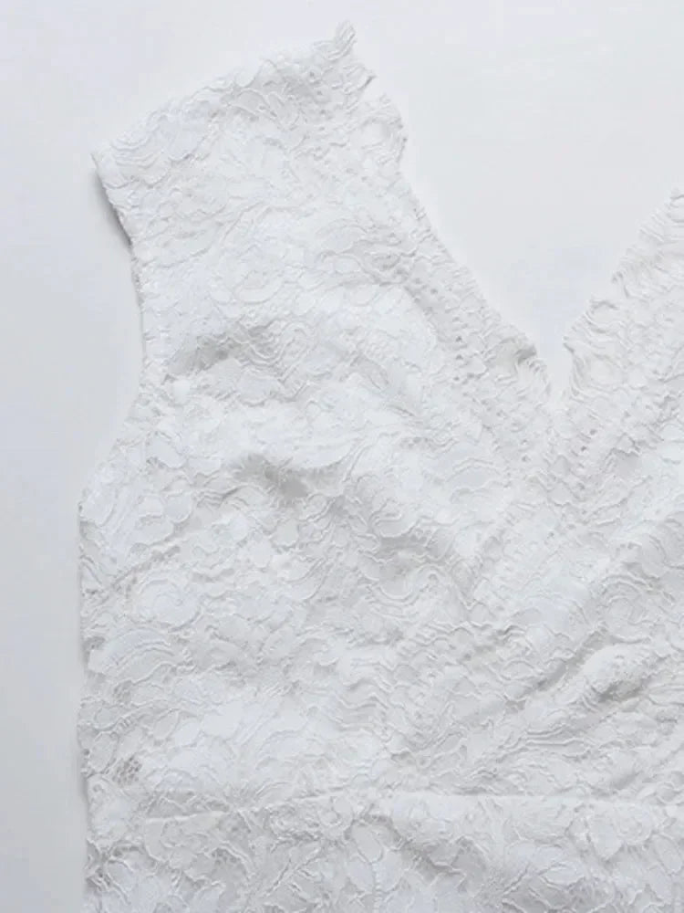 European Style Sexy V-Neck Party Dress -Guocali