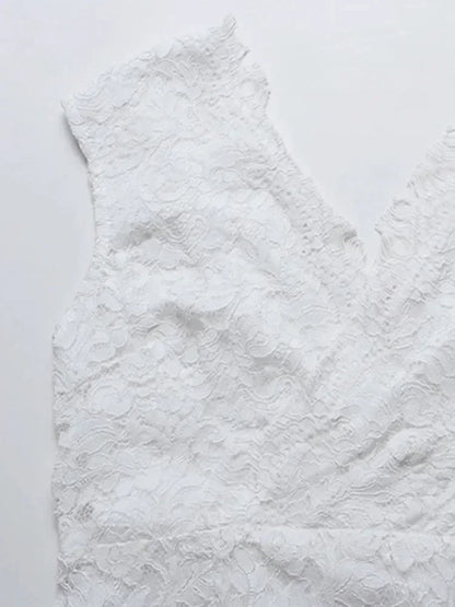 European Style Sexy V-Neck Party Dress -Guocali