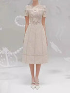 Fairy Style Embroidered Flower Dress -Guocali