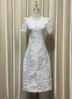 Fairy Style Embroidered Flower Dress -Guocali