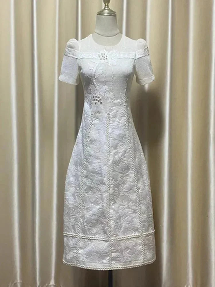 Fairy Style Embroidered Flower Dress -Guocali