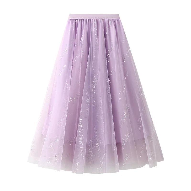 Fairy Style High-Waisted A-Line Skirt - A-Line Skirt - Guocali