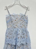 Fairy Style Lace Splice Dress Set -Guocali